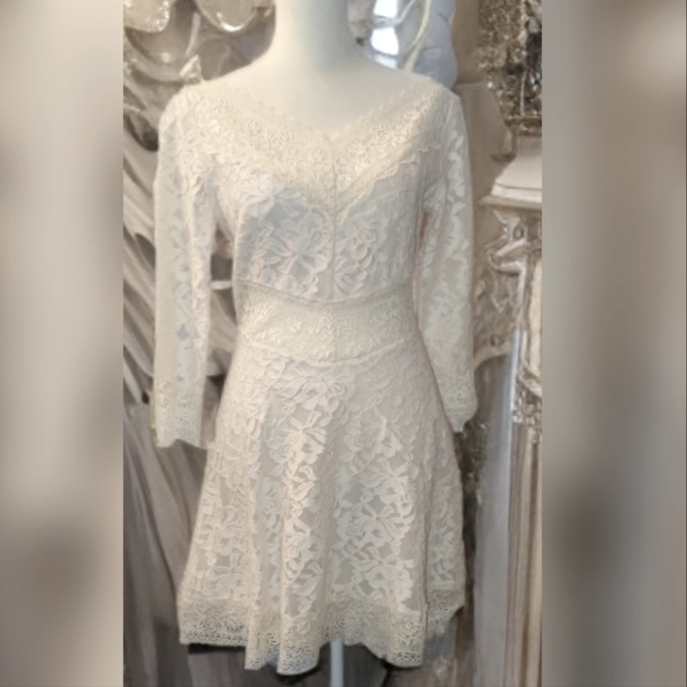 Ark & Co. Ivory Lace Dress
